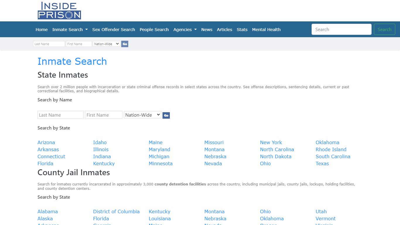 Inmates & Offenders in London Correctional Institution,